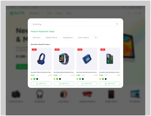 BD Commerce platform screenshot